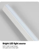 Black long strip wall lamp bedroom bedside lamp modern minimalist wall lamp living room TV background line wall light