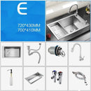 2021 Home Improvement Kitchen Sink Large Single Household Stainless Steel 304 Hand Home Improvement Torneira Gourmet Washing