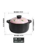Casserole stew pot ceramic high temperature resistant household health care soup rice porridge pan gas cooker stewpan saucepot