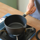 Non-coated cast iron hot milk pot baby food soup rice non-stick small boiling noodles stew frying pan breakfast health stewpan
