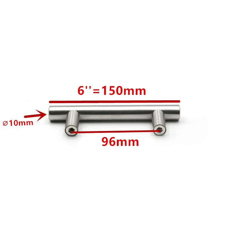 50mm to 500mm Stainless Steel Kitchen Door Cabinet T Bar Handle Pull Knob cabinet knobs furniture handle cupboard drawer handle