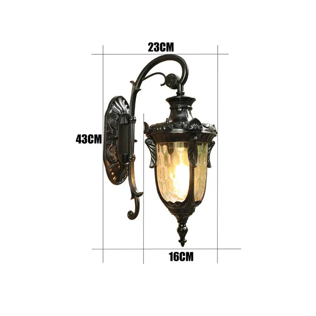 Europe Outdoor Wall Lamp American Style Retro Exterior Light Waterproof O Garden Lights