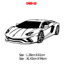 Modern Fashion Sport Car Vinyl Wall Sticker Cars Wall Art For Kids Room Living Room decoration Bedroom Decor Home Wall decals