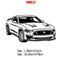 Modern Fashion Sport Car Vinyl Wall Sticker Cars Wall Art For Kids Room Living Room decoration Bedroom Decor Home Wall decals
