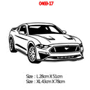 Modern Fashion Sport Car Vinyl Wall Sticker Cars Wall Art For Kids Room Living Room decoration Bedroom Decor Home Wall decals