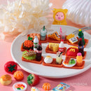 Cute Miniature Dollhouse Supermarket Food Snacks Mini Cake Wine Drink for Blyth Barbies BJD Doll Kitchen Accessories