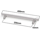 Furniture Handles Wardrobe Door Pull Stainless Steel Drawer Handle T Bar Straight Kitchen Long Cabinet Closet Knob Black Silver