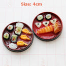 2PCS 1:6 Miniature Dollhouse Bowl Rice Mini Chinese Cuisine Pretend Food for 1/6 Blyth BJD Doll Kitchen Decor Accessories Toys