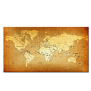 Modern Art World Map Posters Prints HD Printed Non-woven Canvas Painting Wall Picture Canvas Poster Wall Decor Living Room Decor