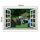 3D Cartoon  Steve Games Wall Stickers    Gifts for children   wall stickers for kids   Environmental PVC decoration for wall