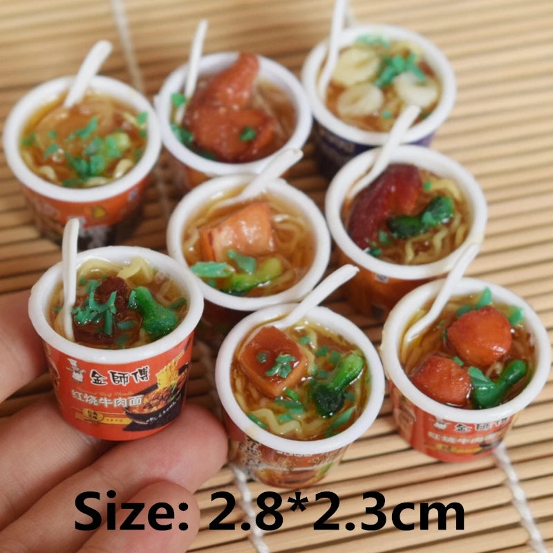 2PCS 1:6 Miniature Dollhouse Bowl Rice Mini Chinese Cuisine Pretend Food for 1/6 Blyth BJD Doll Kitchen Decor Accessories Toys