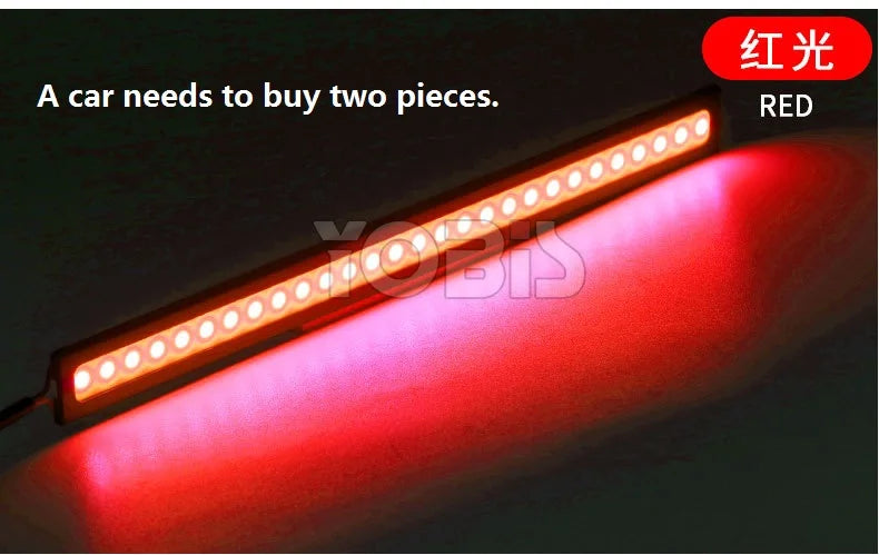 17cm Universal Daytime Running Light COB DRL LED Car Lamp External Lights Auto Waterproof Car Styling Led DRL Lamp 12V Day Light