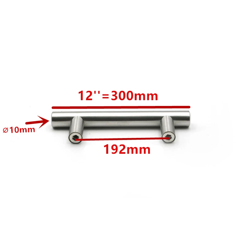 50mm to 500mm Stainless Steel Kitchen Door Cabinet T Bar Handle Pull Knob cabinet knobs furniture handle cupboard drawer handle
