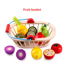 12 styles Wooden  simulation kitchen series Set cut fruits and vegetables dessert children's educational play house toys