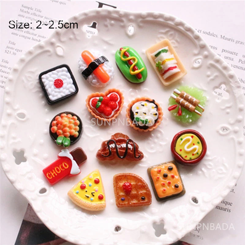 Cute Miniature Dollhouse Supermarket Food Snacks Mini Cake Wine Drink for Blyth Barbies BJD Doll Kitchen Accessories