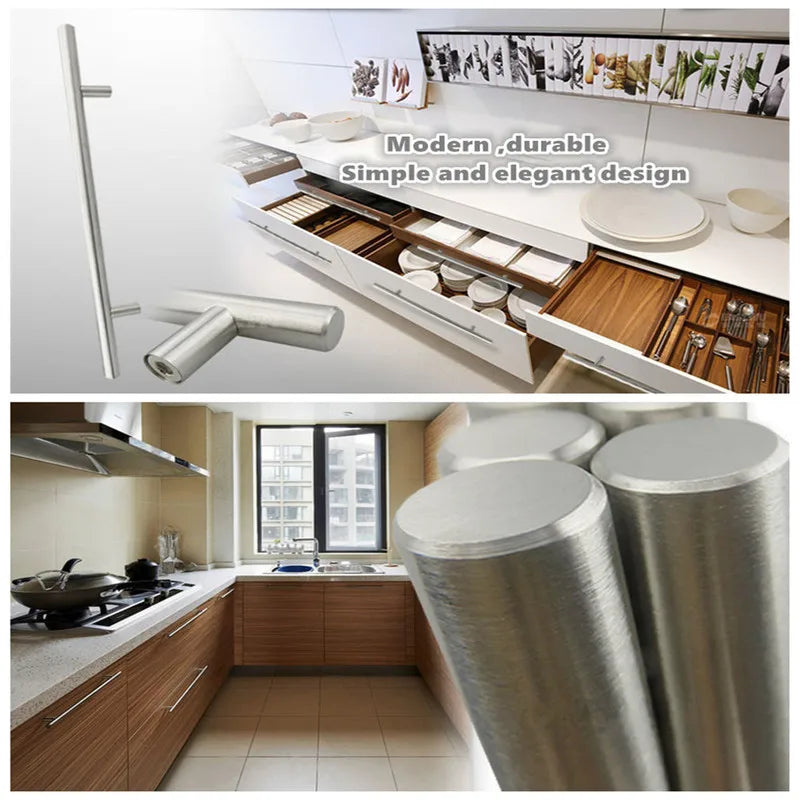 50mm to 500mm Stainless Steel Kitchen Door Cabinet T Bar Handle Pull Knob cabinet knobs furniture handle cupboard drawer handle