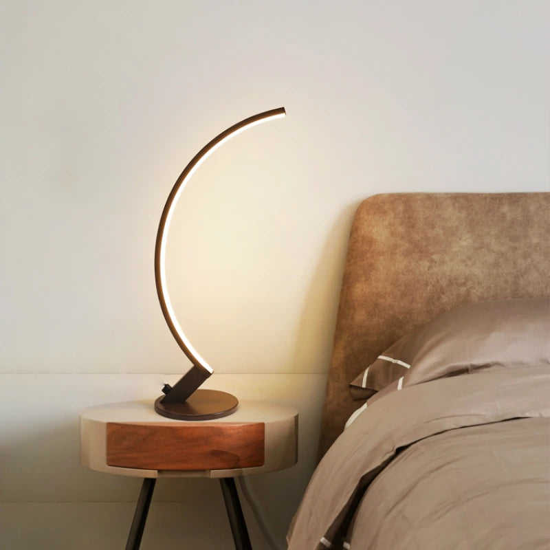 Modern Arc Shape Floor Lamp for living room Bedroom Study Room Led Dimmable Remote Control Standing  Indoor Decor Lighting