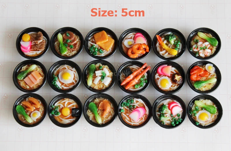 2PCS 1:6 Miniature Dollhouse Bowl Rice Mini Chinese Cuisine Pretend Food for 1/6 Blyth BJD Doll Kitchen Decor Accessories Toys