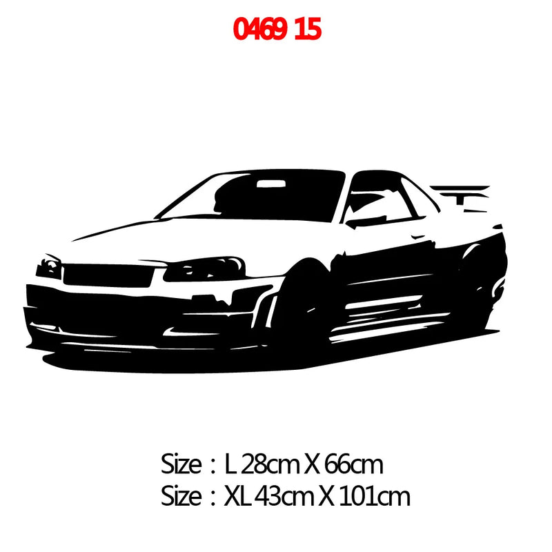 Modern Fashion Sport Car Vinyl Wall Sticker Cars Wall Art For Kids Room Living Room decoration Bedroom Decor Home Wall decals