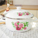 Universal porcelain enameled soup rice gas and induction cooker enamel stewpan breakfast saucepot pan health hot pot
