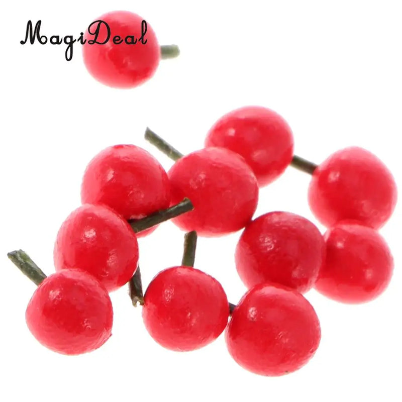 10Pcs/Lot Polymer Clay 1:12 Scale Dollhouse Fruit Food Vegetables Miniature Mini Strawberry Tomato for Kitchen Acc Children Toys