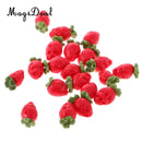 10Pcs/Lot Polymer Clay 1:12 Scale Dollhouse Fruit Food Vegetables Miniature Mini Strawberry Tomato for Kitchen Acc Children Toys
