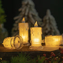 Flickering Flameless Battery Power LED Candles Tealight Night Lights Lamp for Wedding Birthday Party Valentine's Day Home Decor