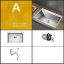 2021 Home Improvement Kitchen Sink Large Single Household Stainless Steel 304 Hand Home Improvement Torneira Gourmet Washing