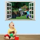 3D Cartoon  Steve Games Wall Stickers    Gifts for children   wall stickers for kids   Environmental PVC decoration for wall
