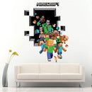 3D Cartoon  Steve Games Wall Stickers    Gifts for children   wall stickers for kids   Environmental PVC decoration for wall