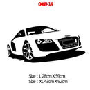 Modern Fashion Sport Car Vinyl Wall Sticker Cars Wall Art For Kids Room Living Room decoration Bedroom Decor Home Wall decals