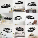 Modern Fashion Sport Car Vinyl Wall Sticker Cars Wall Art For Kids Room Living Room decoration Bedroom Decor Home Wall decals