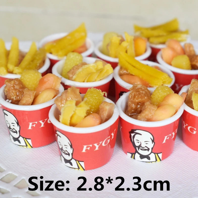 2PCS 1:6 Miniature Dollhouse Bowl Rice Mini Chinese Cuisine Pretend Food for 1/6 Blyth BJD Doll Kitchen Decor Accessories Toys