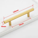 Black Golden Cupboard Handle Brushed Stainless Steel Kitchen Cabinet Door Knob Furniture Drawer Pull  Hardware Pulls  Bar Handle