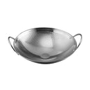 Stainless steel non stick dry pot special commercial thickened double ear pan stewpan hot pot gas cooker
