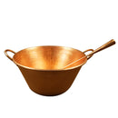 Large capacity red copper pot porridge jam soup special stew pan induction cooker big hot pot saucepan stewpan