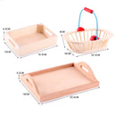 12 styles Wooden  simulation kitchen series Set cut fruits and vegetables dessert children's educational play house toys