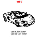 Modern Fashion Sport Car Vinyl Wall Sticker Cars Wall Art For Kids Room Living Room decoration Bedroom Decor Home Wall decals