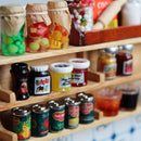 1/12 Scale Miniature Dollhouse Kitchen Seasoning Mini Jam Canned Fruit Food for BJD OB11 Doll Toy for Girl