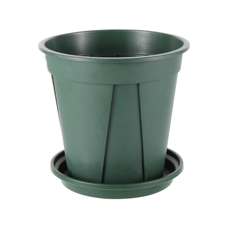 2Pcs Green Plant Flowerpot Rose Breathable Plastic Succulent Flower Pot Tray Potted Culture Nursing Outdoor Garden Container
