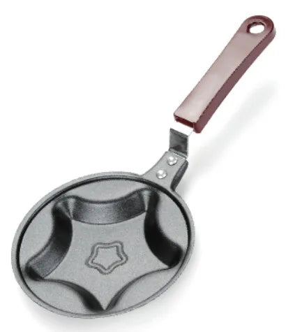 DIY Mini frying pan Breakfast Heart-Shaped Omelet Pan Cartoon Frying Pan Heart-Shaped Non-Stick Egg Non-stick Cookware Pan Mold