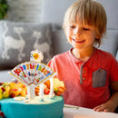 Birthday Cake Candle Creative Fan Candle Happy Birthday Surprise Candles Funny Wishing Candle Birthday Cake Candle Decor