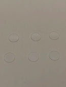 Sapphire heat slices/TA/Mettle/Netzsch/Linseis/PE/Shimadzu/Seiko Aluminum sample pans/standard pans/dsc aluminum crucible