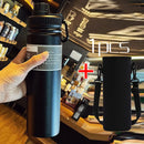 530ML/750ML Thermos Water Bottle Large capacity Stainless Steel Vacuum Flask Mug Portable Outdoor Thermal Mug Sports Drinks Cup