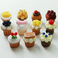 1/6 Scale Assorted Miniature Dollhouse Cake Mini Food for Doll Pretend Play Kitchen Toy Accessories