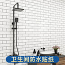 Adhesive Wallpaper Roll with 10 Meters Waterproof Stickers for Bathrooms Kitchen Renovation Marble Tile Sticker Home Decoration