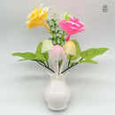 LED Mushroom Lamp LED Night Lamp Novel 7-color Night Lamp 220VUS Plug Sensing Dream High Grade Pomegranate Vase Flowers