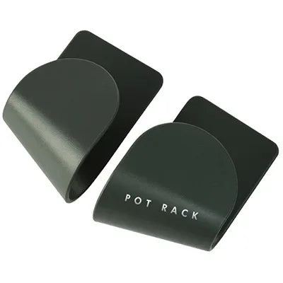 2pc/set Wall Mounted Pot Lid Holder Pot Cover Hang on The Wall for Kitchen Space Saving Kitchen Storage Shelf