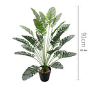 Plantain Palm Simulated Potted Plant Artificial Plants Garden Room Decoration Fake Flower Leaf Bonsai Outdoor Party Ornament