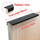 Cabinet Pulls Drawer Knobs  Black Silver Orange Gold Hidden  Handles Stainless Steel  Kitchen Cupboard Furniture Hardware